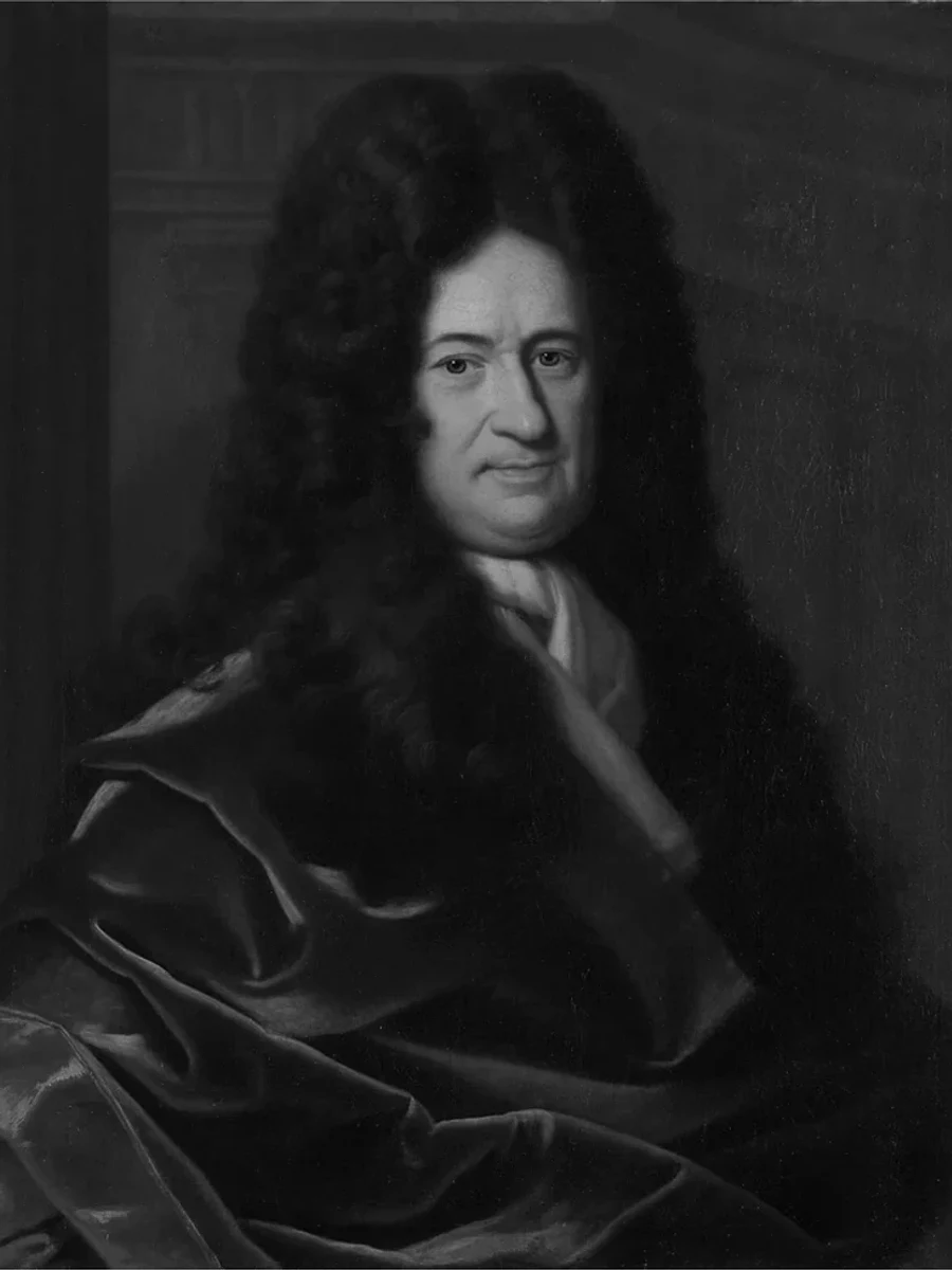 约1695年 Christoph Bernhard Francke 绘制的莱布尼茨肖像画，为历史画像，不作为已证实容貌的写照